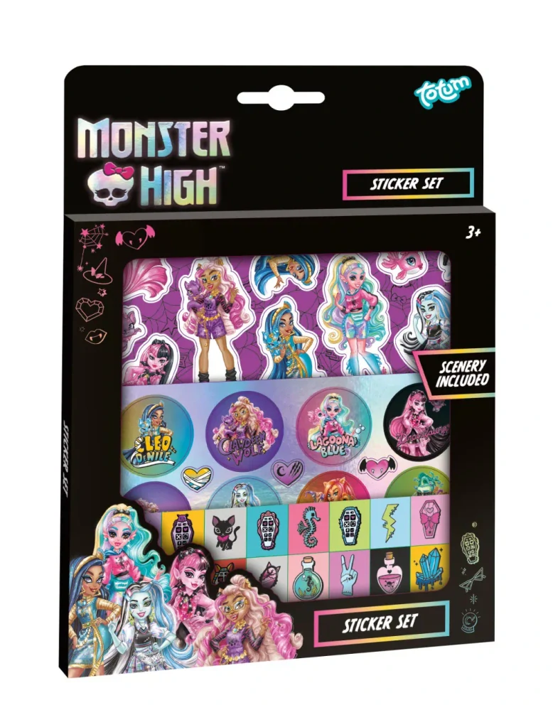 Sada nálepiek MONSTER HIGH