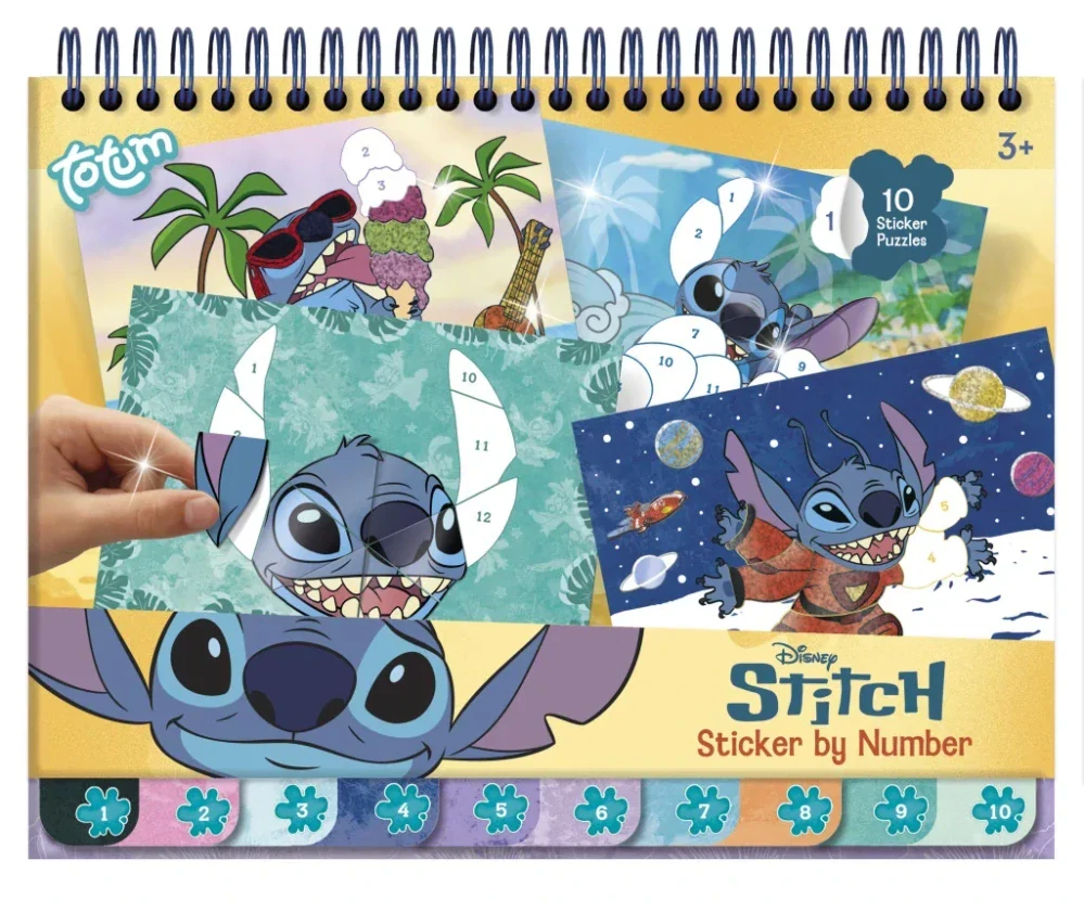 Nálepky + vyfarbovanie LILO A STITCH