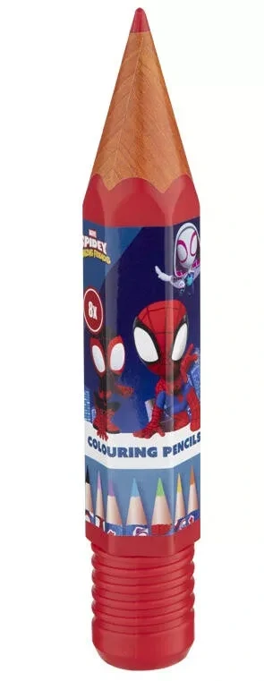 Pastelky 8ks SPIDERMAN