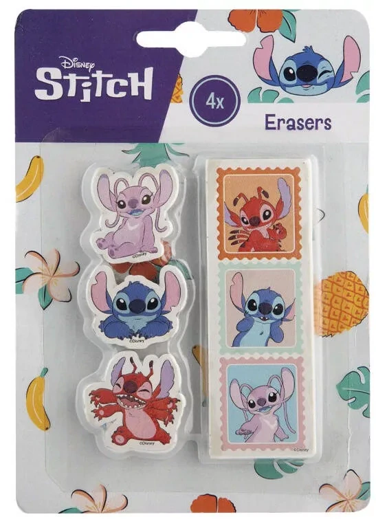 Školská guma 4ks LILO A STITCH