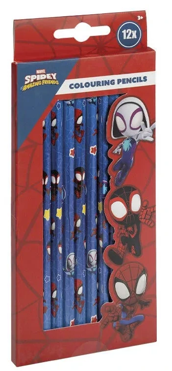 Pastelky 12ks SPIDERMAN