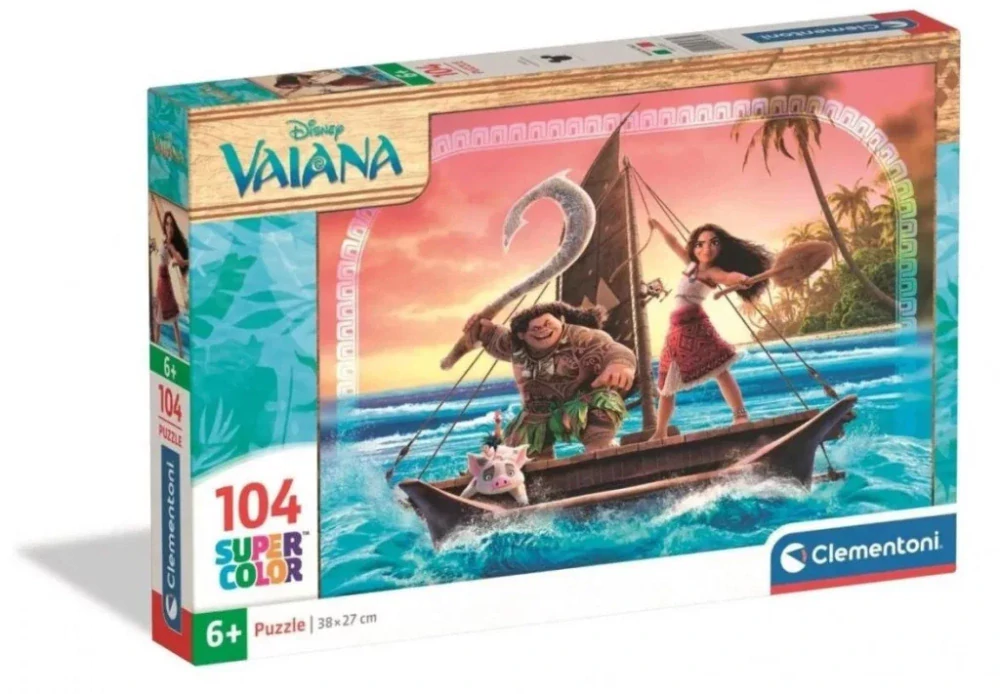 Puzzle 104 dielikov VAIANA loďka