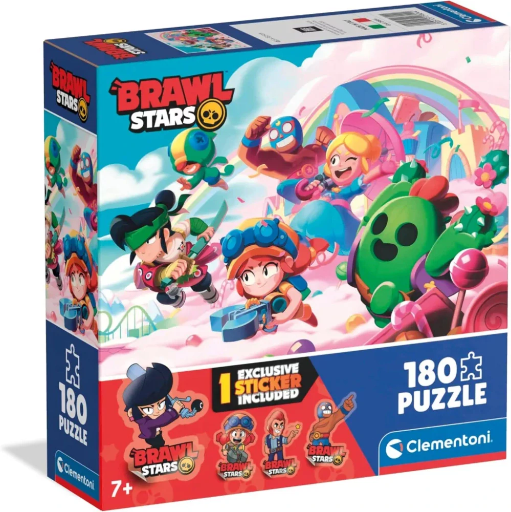 Puzzle 180 dielikov BRAWL STARS rainbow