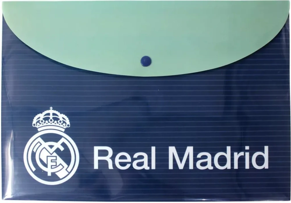 Folder A4 REAL MADRID blue