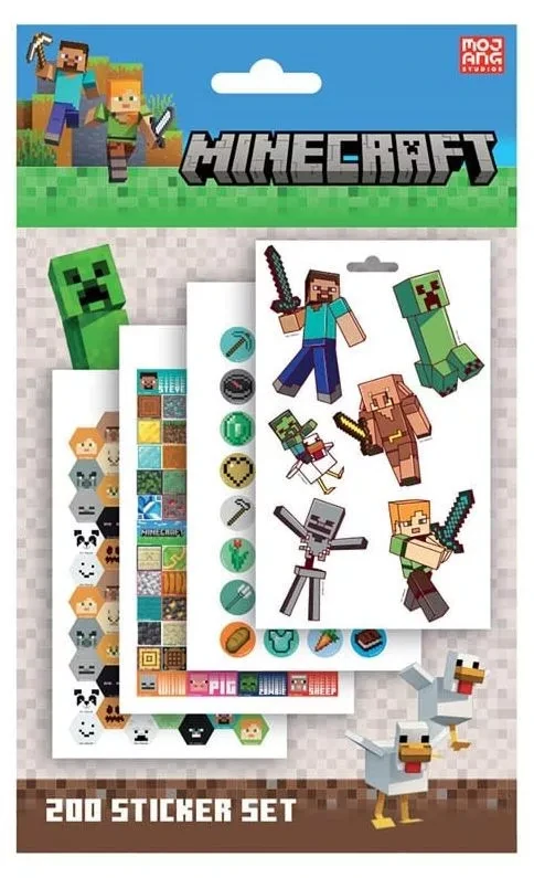 Sada nálepiek MINECRAFT