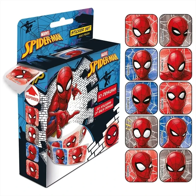 Sada nálepiek SPIDERMAN (200ks)