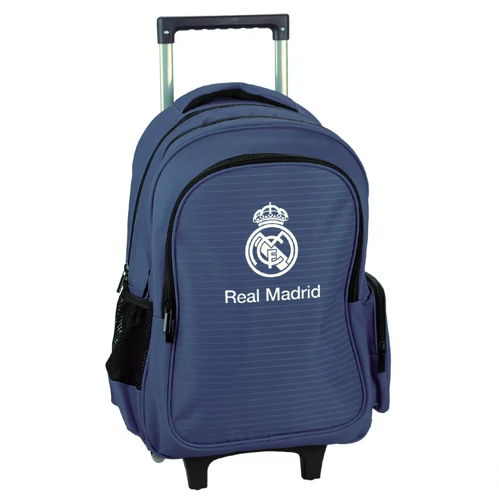 Školská taška na ťahanie REAL MADRID blue