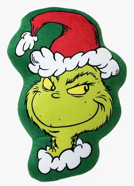 Vankúšik GRINCH na zelenom