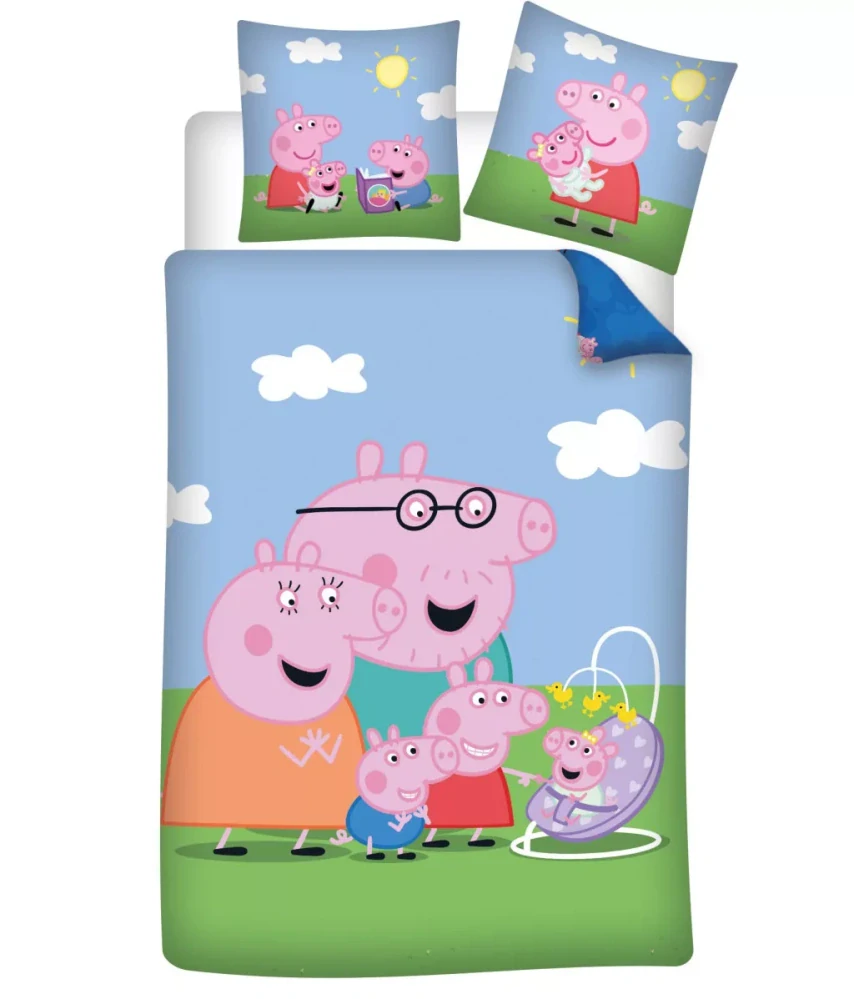 Obliečky do postieľky 100x135 PEPPA PIG bábätko