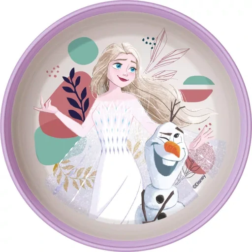 Plastový hlbový tanier FROZEN journey - protišmykový