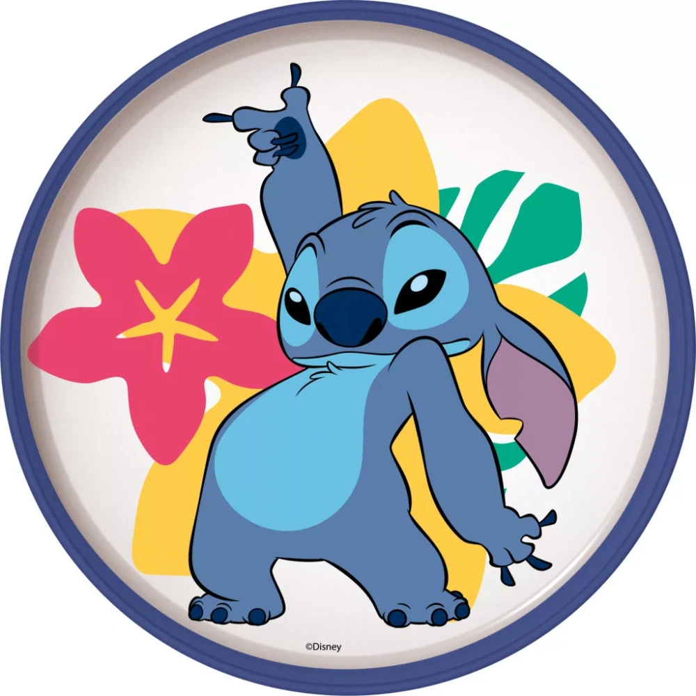 Plytký tanier LILO A STITCH palms
