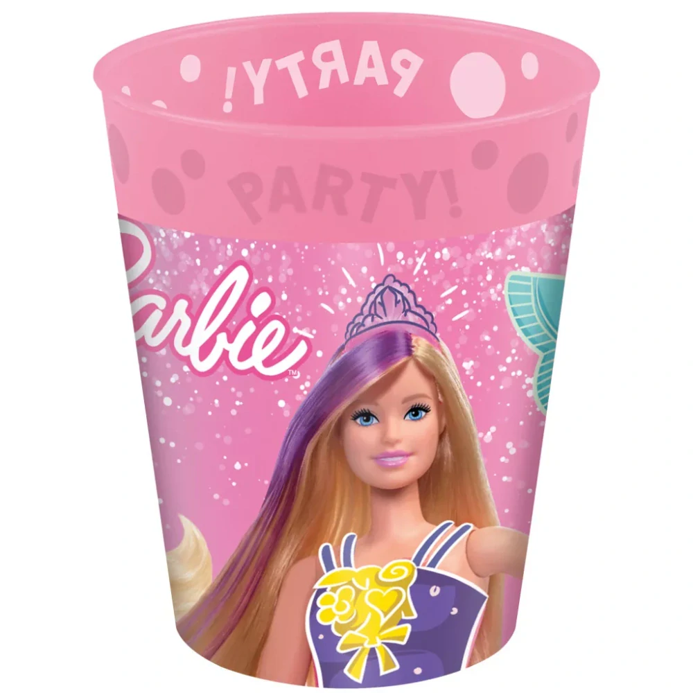 Plastový pohár BARBIE (4ks)