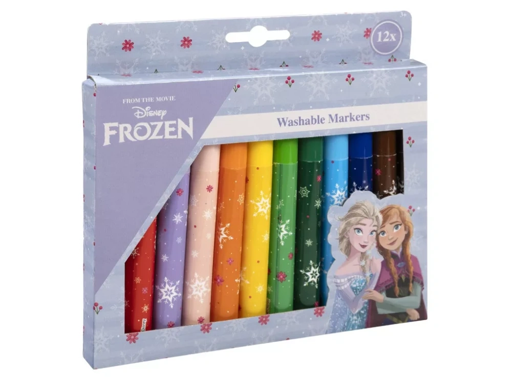Umývateľné fixky FROZEN 12ks
