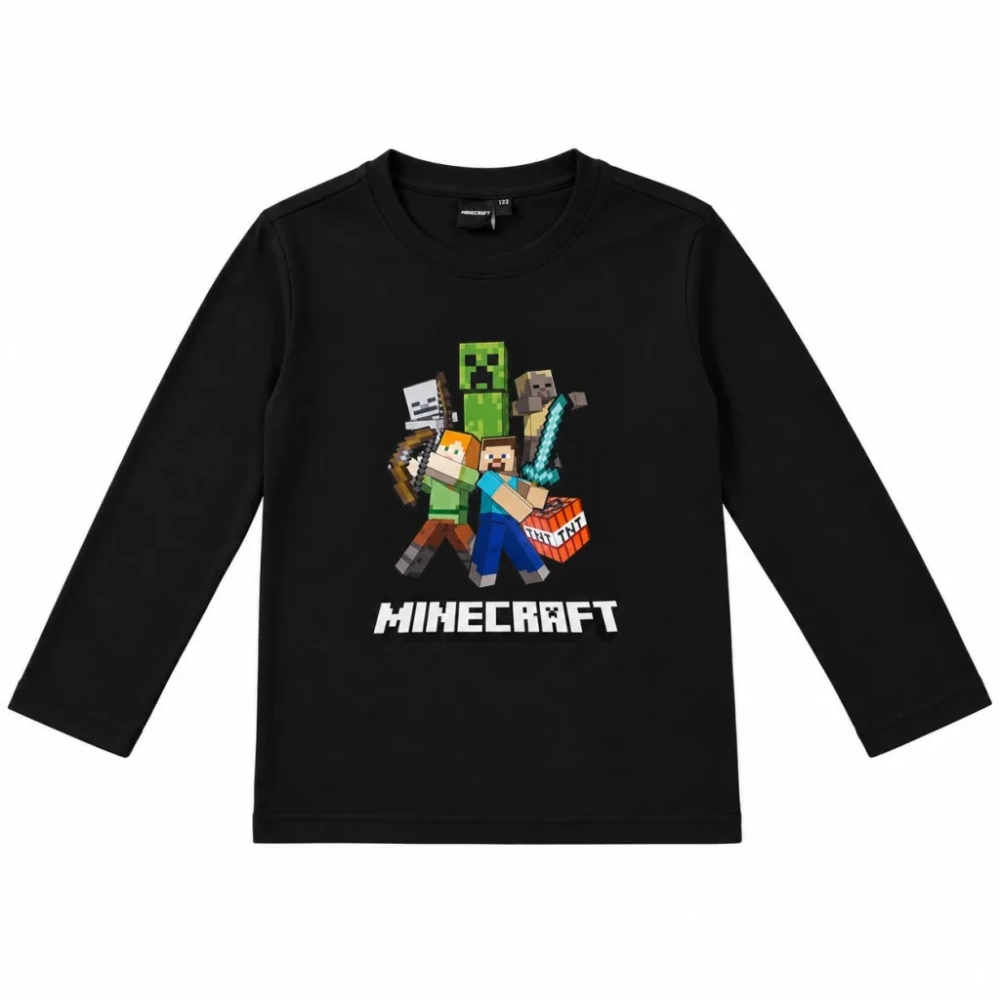 Tričko s dlhým rukávom MINECRAFT battle - 10r.