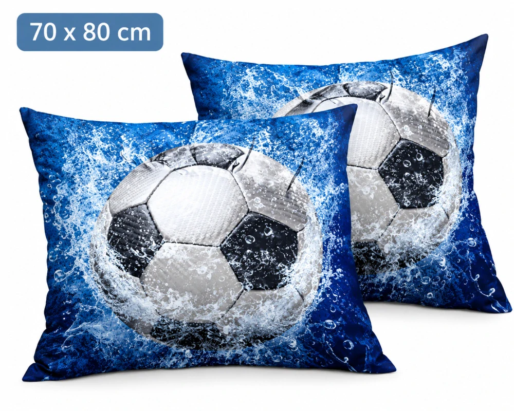 Obliečka na vankúš 70x80 FUTBALOVÁ LOPTA