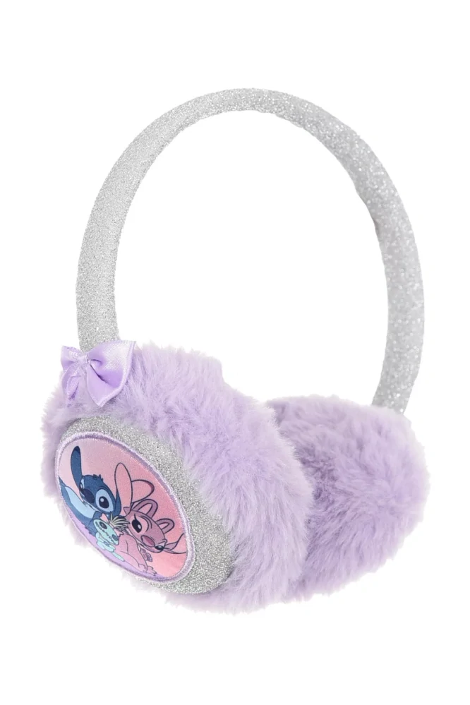 Plyšový chránič uší LILO A STITCH purple