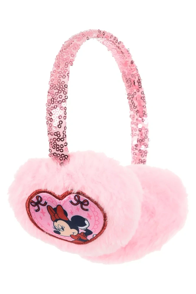 Plyšový chránič uší MINNIE pink