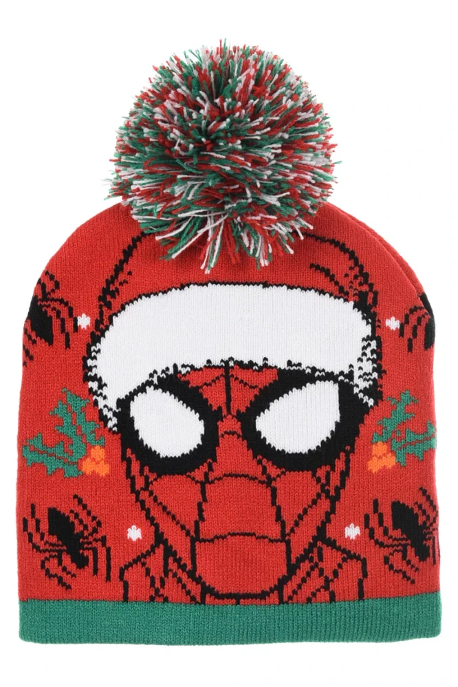 Čiapka SPIDERMAN vianoce red č.52