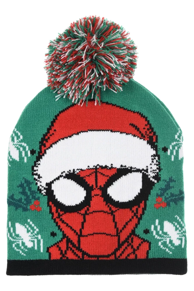 Čiapka SPIDERMAN vianoce green č.54