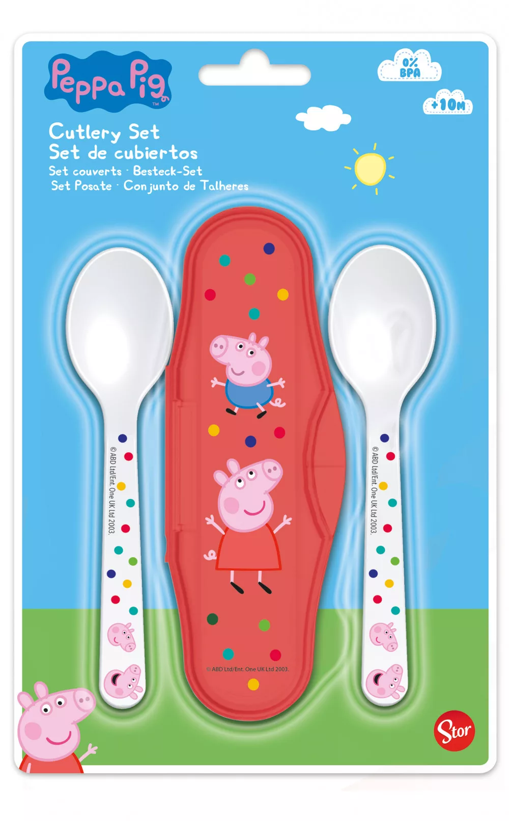 Cestovné lyžičky PEPPA PIG