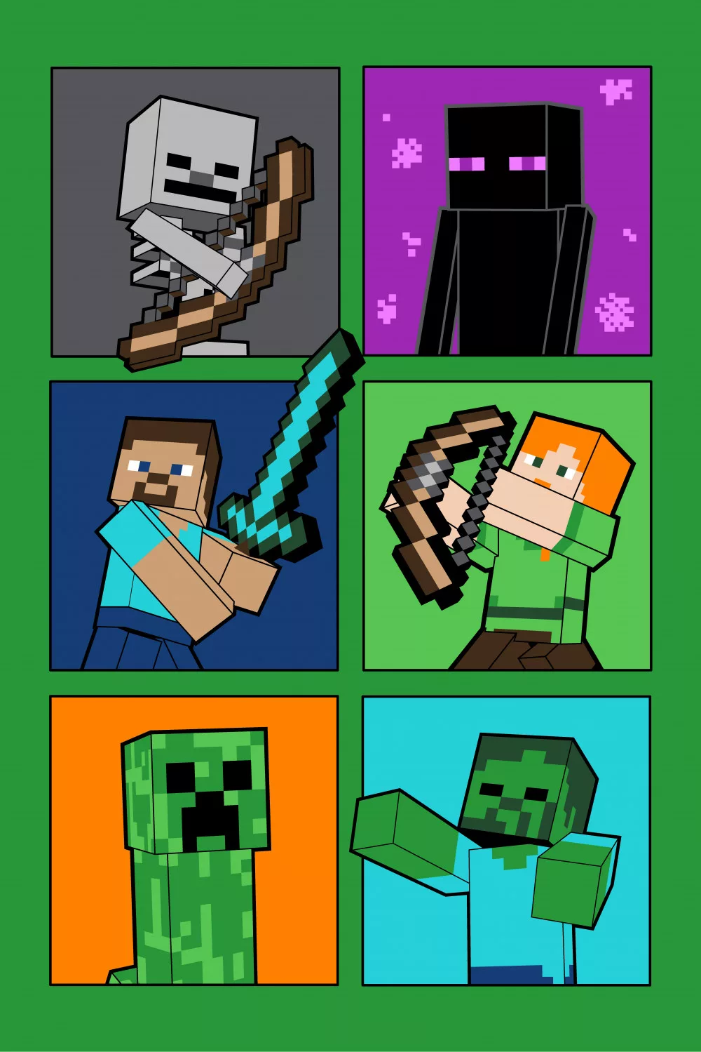 Deka 100x150 MINECRAFT obrázky