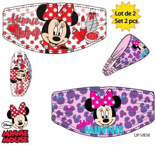 Šatka do vlasov MINNIE - 2ks
