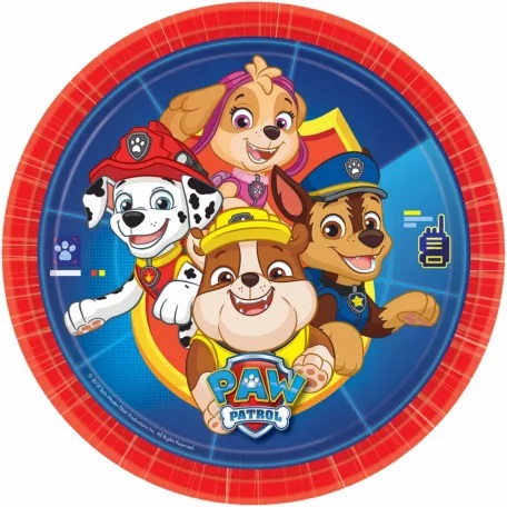 Papierový tanier 23cm PAW PATROL