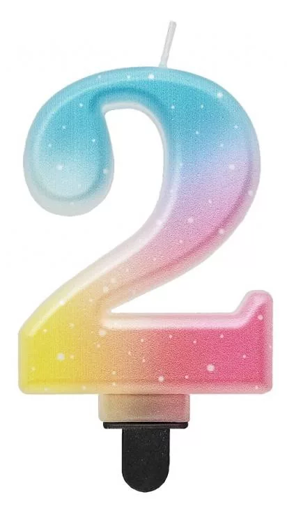 Sviečka č.2 ombre color