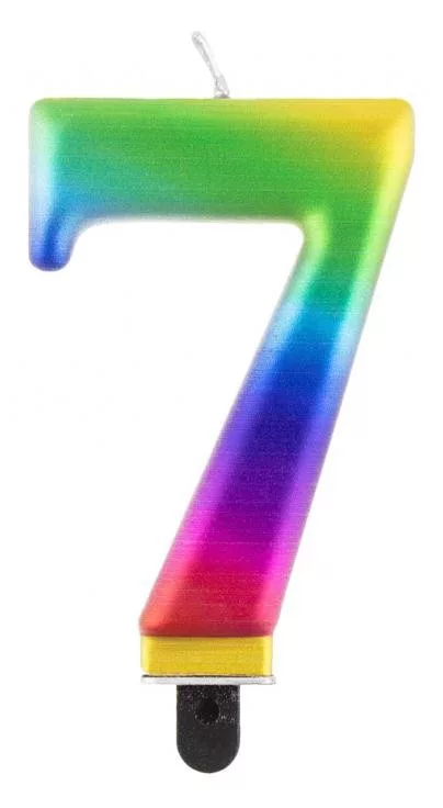 Sviečka č.7 dúha
