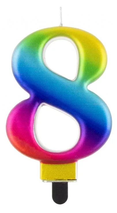 Sviečka č.8 dúha