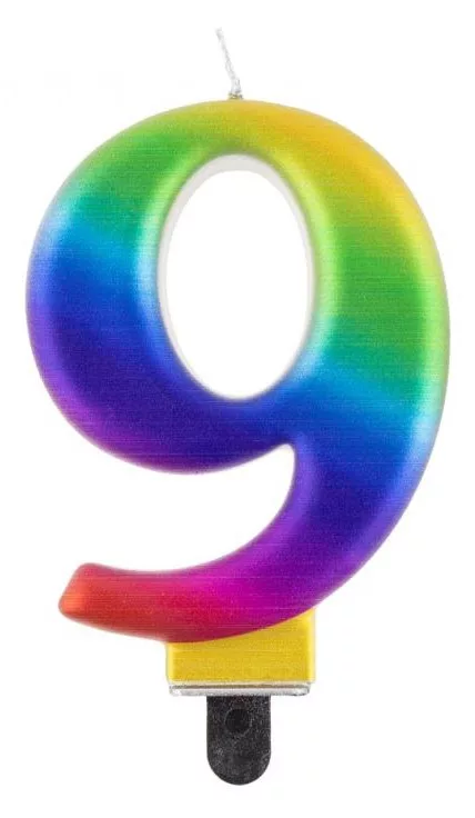 Sviečka č.9 dúha
