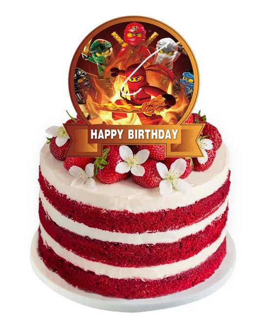 Tortový zápich LEGO NINJAGO kruh