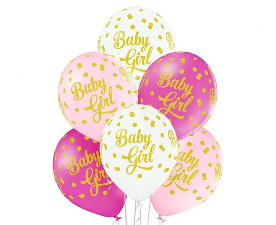 Balóny BABY GIRL (6ks)
