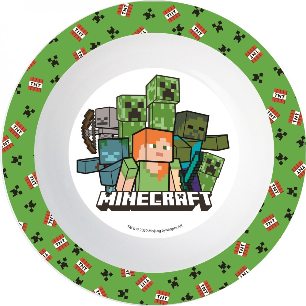 Hlboký tanier MINECRAFT