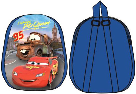 Plyšový ruksak CARS tmavomodrý 31cm