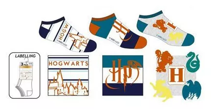 Krátke ponožky 3ks HARRY POTTER 02 - 31/34