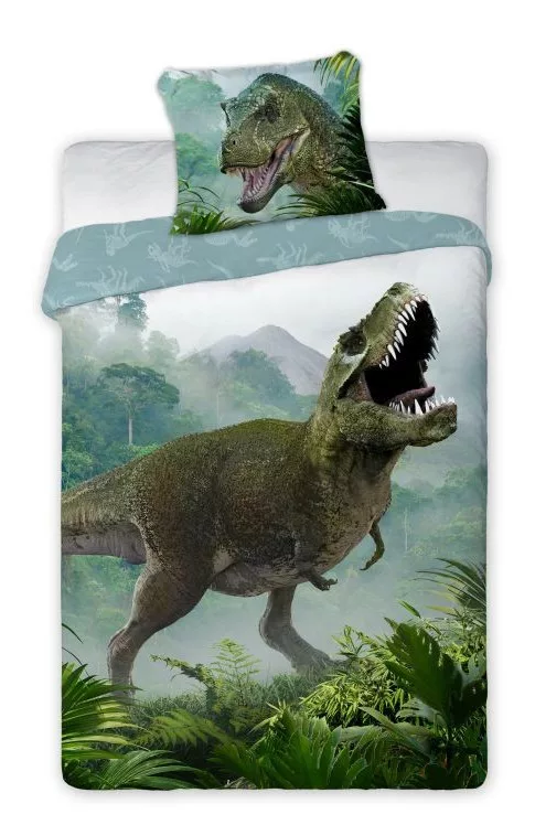 Obliečky 140x200 DINOSAURUS T-rex forest
