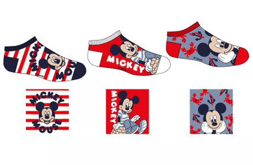 Krátke ponožky 3ks MICKEY - 31/34