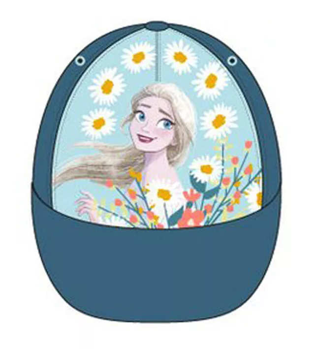 Šiltovka FROZEN kvety modrá - č.54