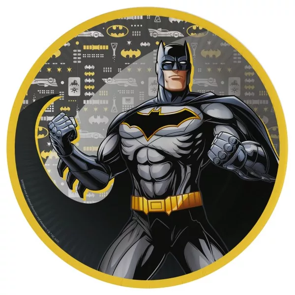 Papierový tanier 23cm BATMAN