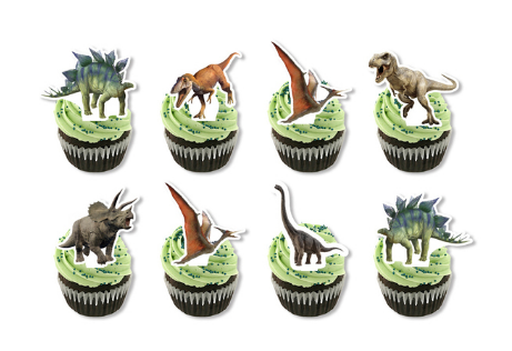 Tortový zápich DINOSAURUS (24ks)