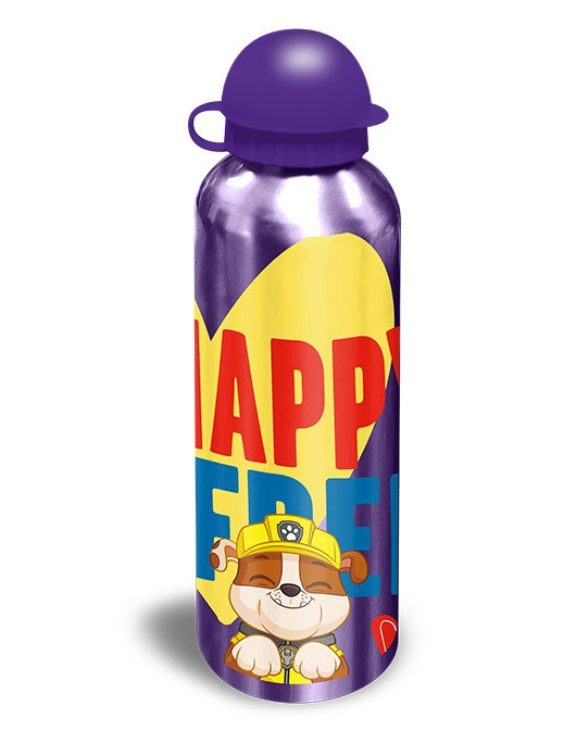 Hliníková fľaša PAW PATROL fialová (500ml)