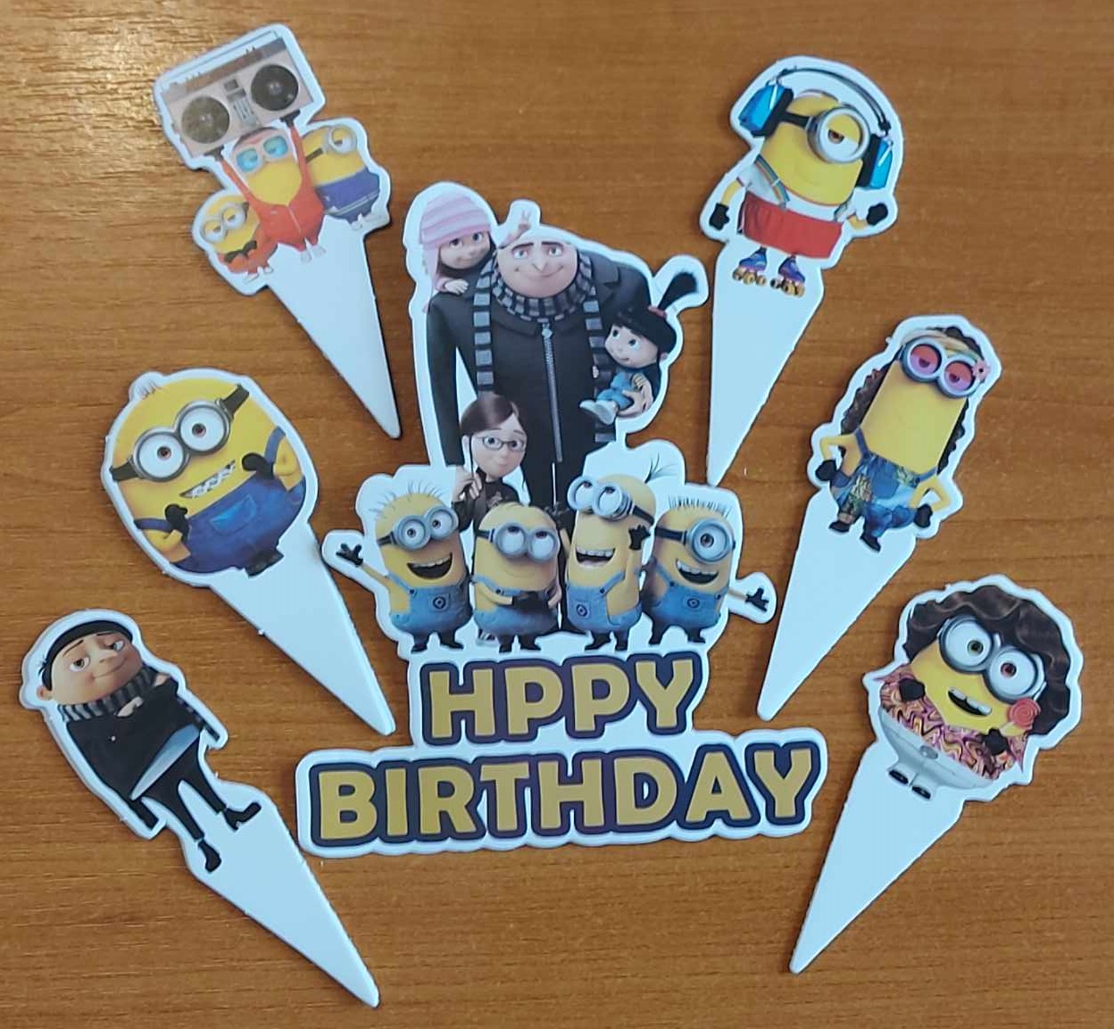 Tortový zápich MIMONI (25ks)