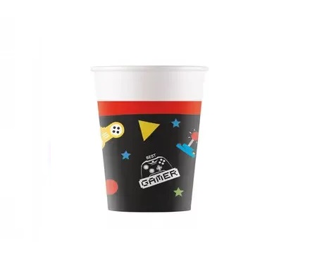 Papierový pohár 200ml PARTY game