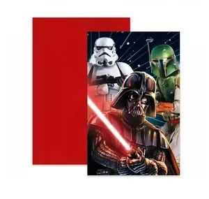 Pozvánka (6ks) STAR WARS