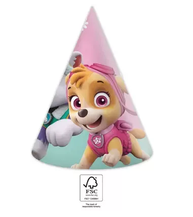 Party čiapka PAW PATROL girl (6ks)