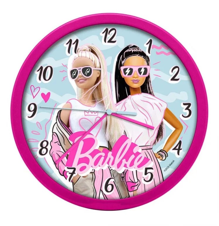Nástenné hodiny BARBIE