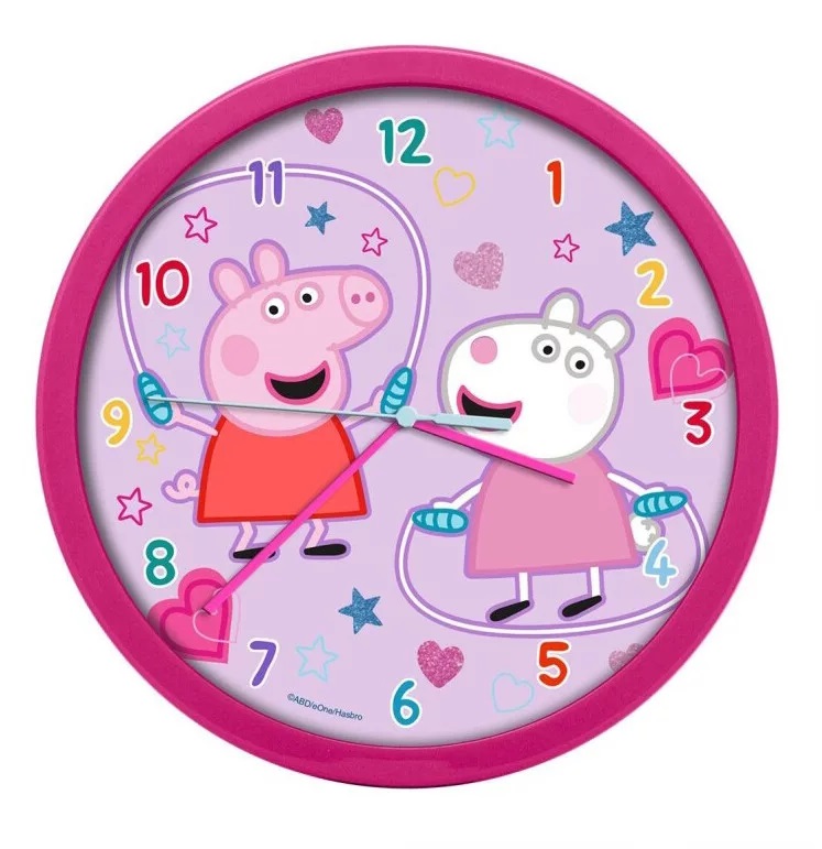 Nástenné hodiny PEPPA PIG