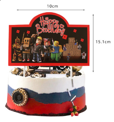 Tortový zápich ROBLOX 01