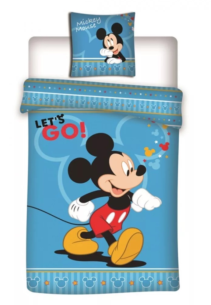 Obliečky 140x200+63x63 MICKEY MOUSE go!